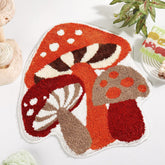 Cottagecore Mushroom Accent Rug
